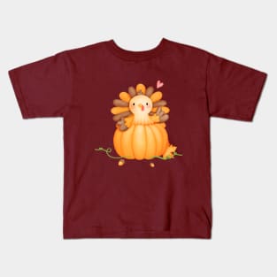 GOBBLE TURKEY TIME Kids T-Shirt